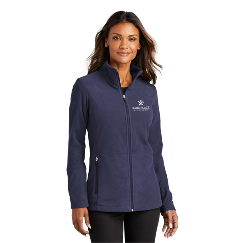 Port Authority Ladies Accord Microfleece Jacket, Navy Main Image