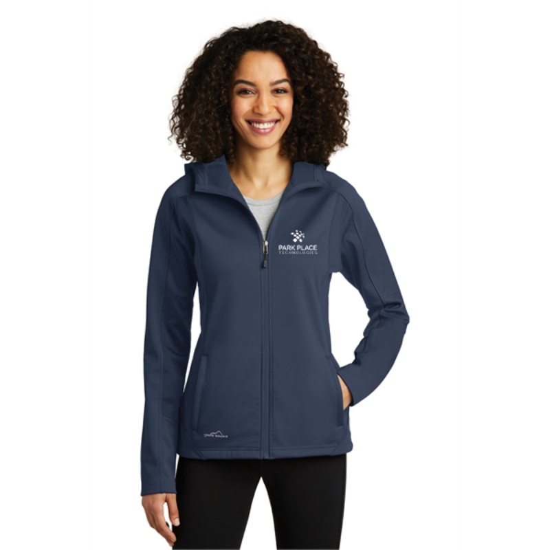 Eddie Bauer Ladies Trail Soft Shell Jacket, River Blue Navy/River Blue Navy Main Image