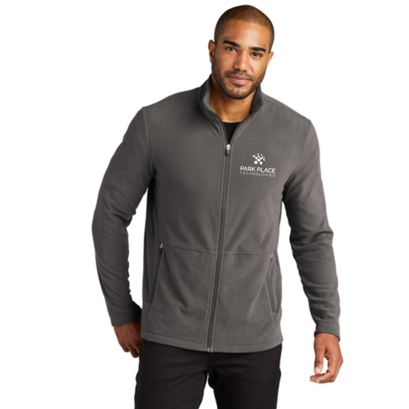 Port Authority Accord Microfleece Jacket, Pewter Main Image