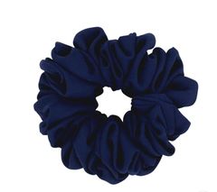 Volumizing Scrunchie Navy Blue Main Image