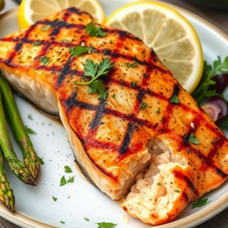 Citrus Herb Grilled Salmon 