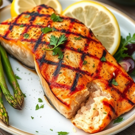 Citrus Herb Grilled Salmon 