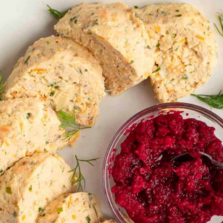 Gelfilte Fish with carrots and horseradish 