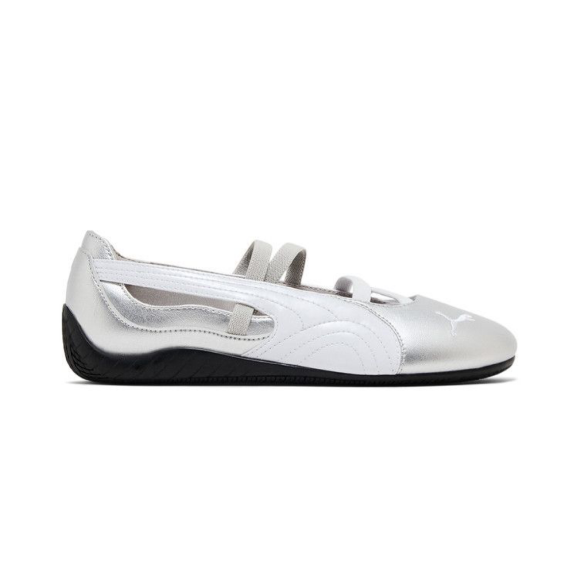 Puma Ballet Metallic Silver