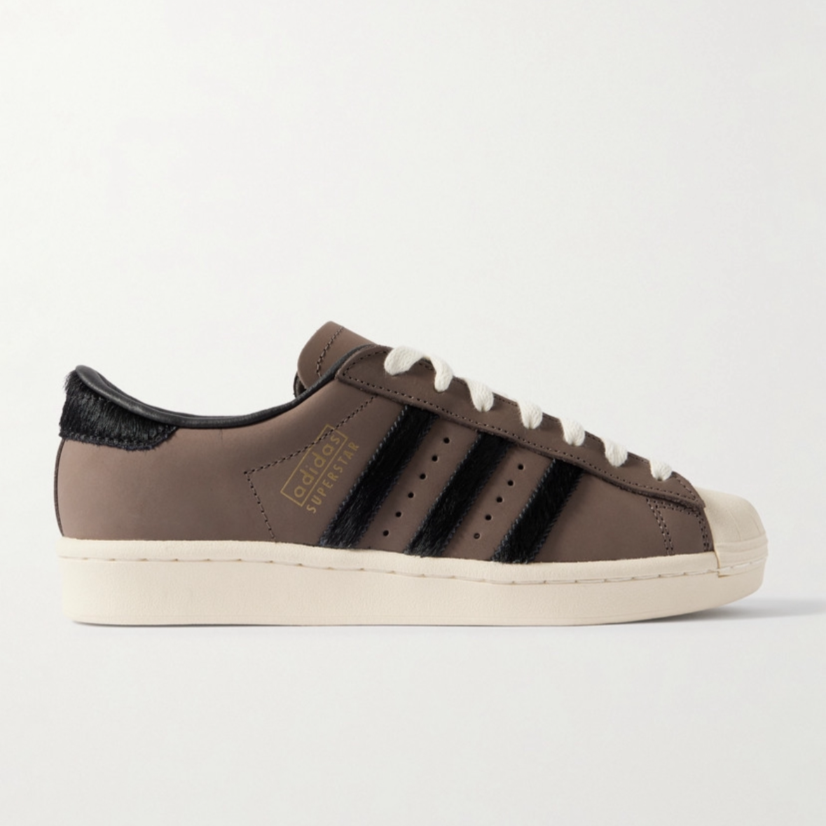 ADIDAS Superstar Vintage calf hair - Chocolate