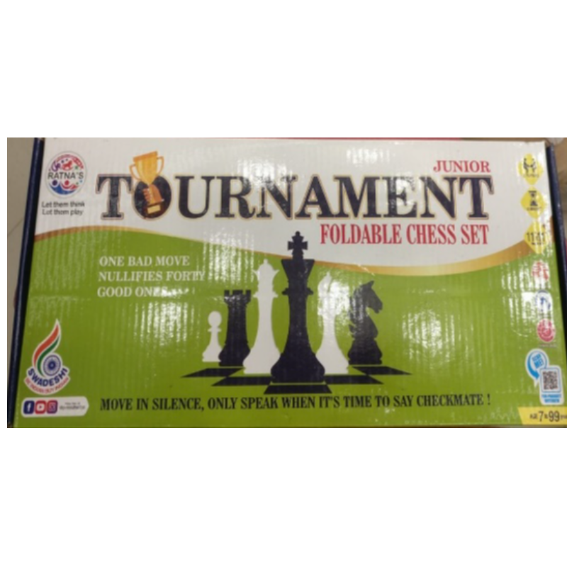 Ratna Junior Tournament Foldable Chess Set Main Image