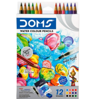 DOMS Water Colour Pencils 12 Shades