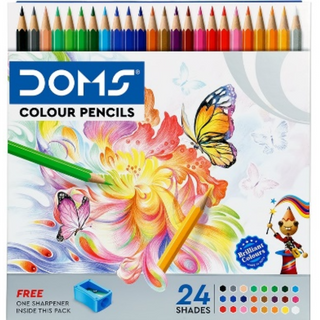 DOMS 24 Shades Colour Pencils