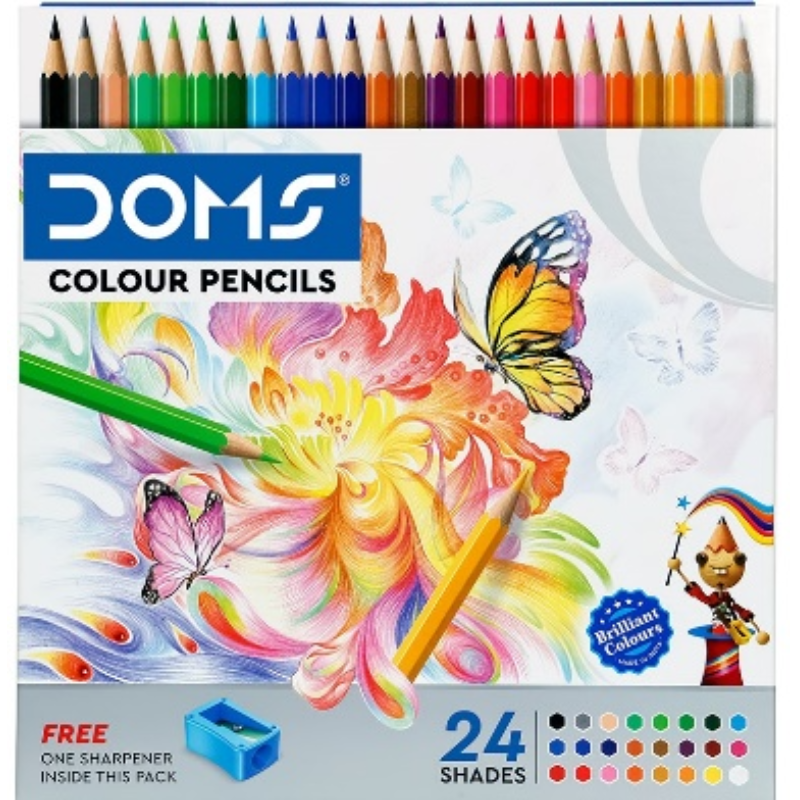 DOMS 24 Shades Colour Pencils Main Image