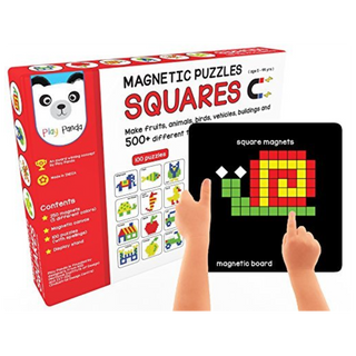 Play panda Magnetic Puzzles Squares