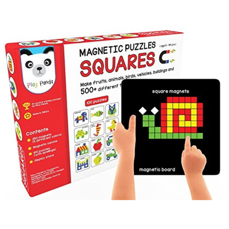 Play panda Magnetic Puzzles Squares Main Image