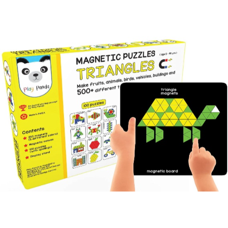 Play panda Magnetic Puzzles Triangles Main Image