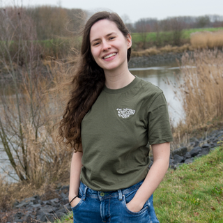 Round Neck T-Shirt - Unisex - Khaki