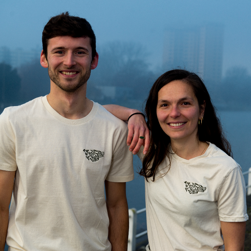 Round Neck T-Shirt - Unisex - Natural Raw Main Image