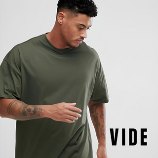 Camiseta Oversized - Verde Militar