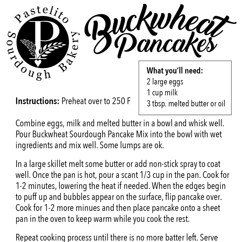 Buckwheat Sourdough Pancake Mix  - Thumbnail (Preview) 2