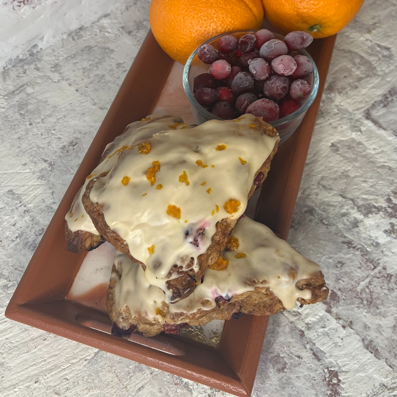 Orange Cranberry Sourdough Scones (3-pack) Main Image