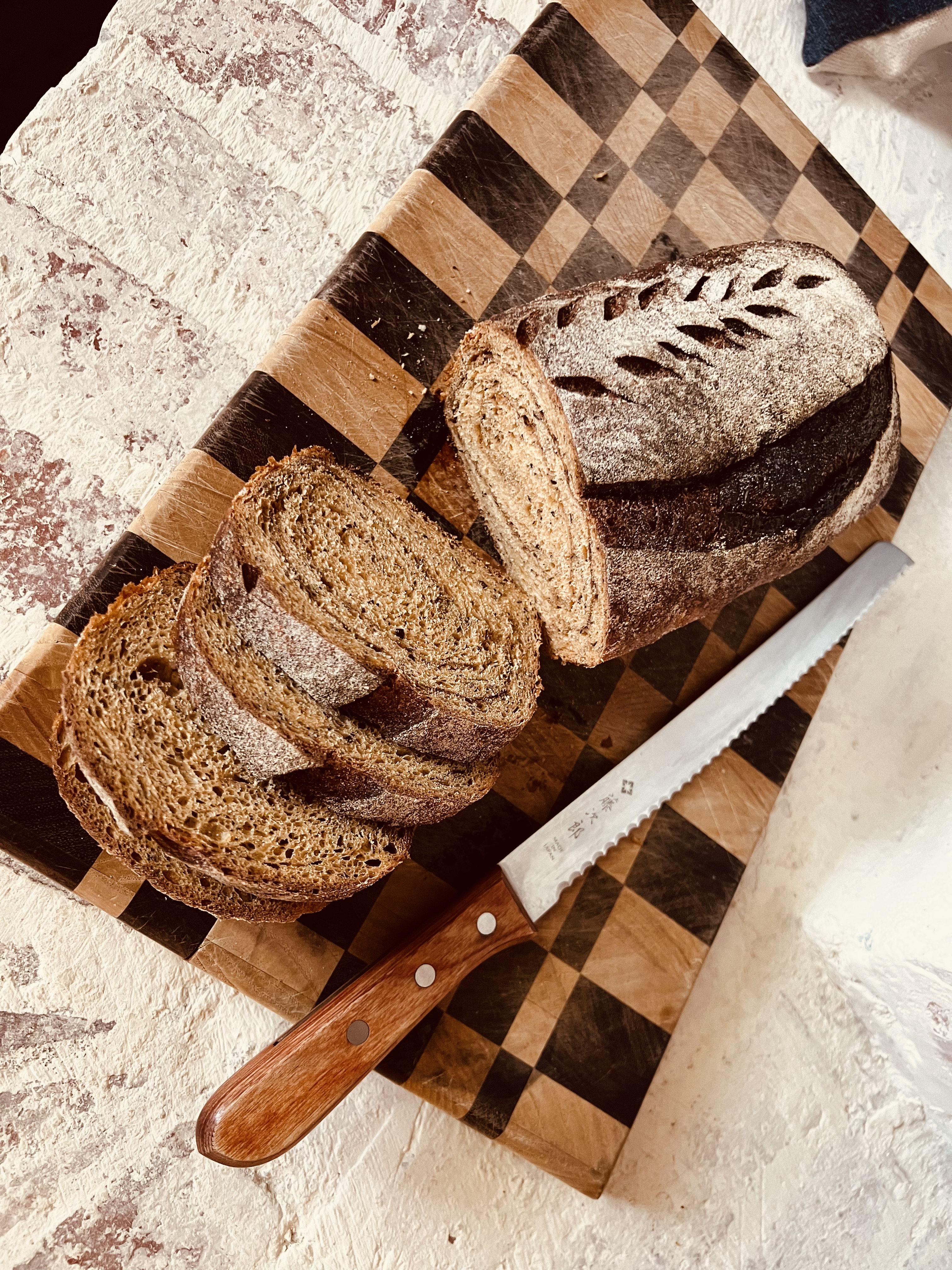 Sweet Potato Cinnamon Sugar Swirl Sourdough Loaf (900g) Main Image