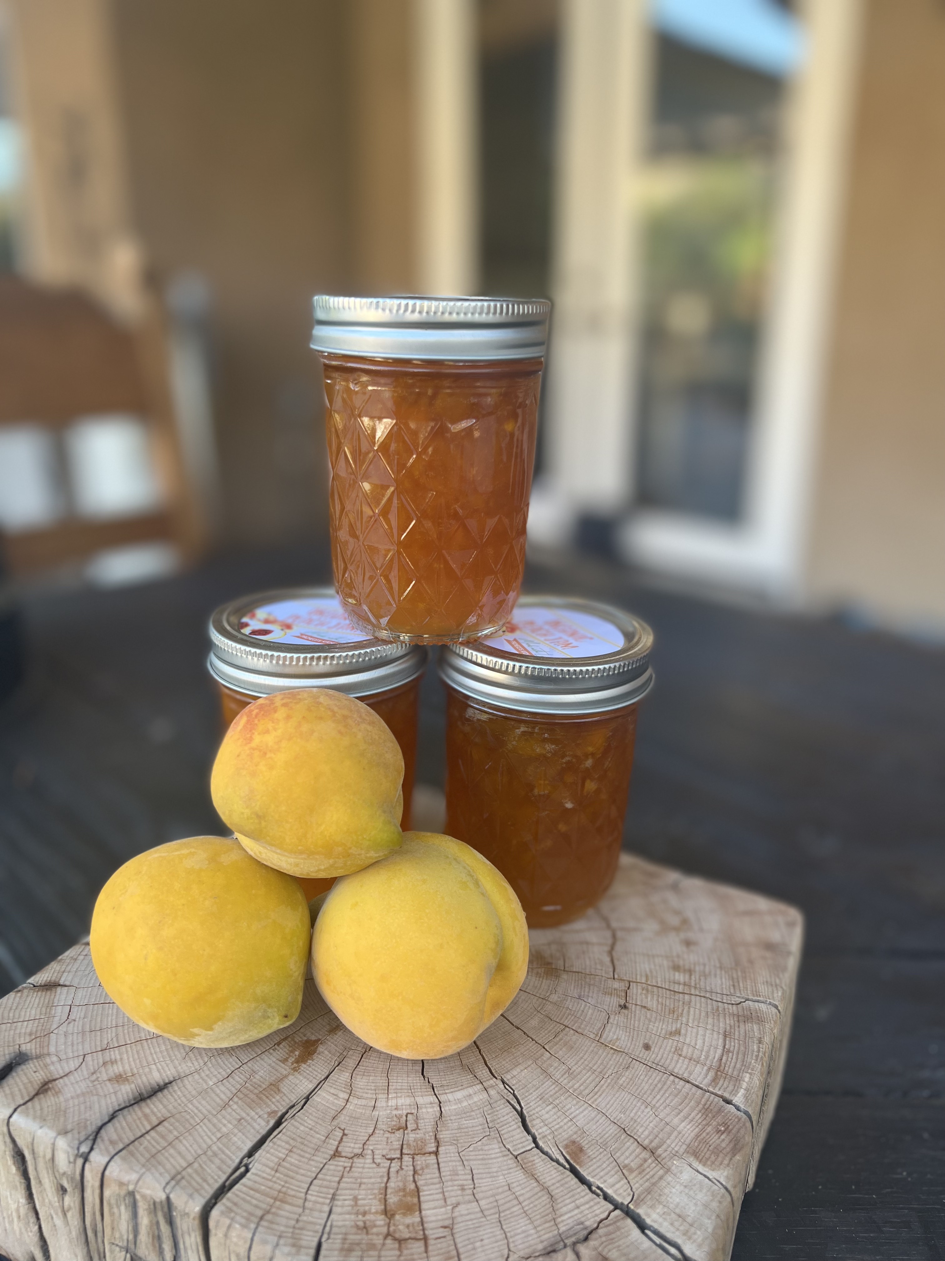 Organic Peach Jam Main Image