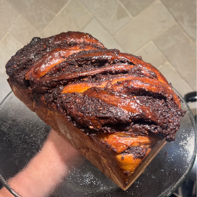 Chocoalte Hazelnut Sourdough Babka (9x3 tin) Main Image