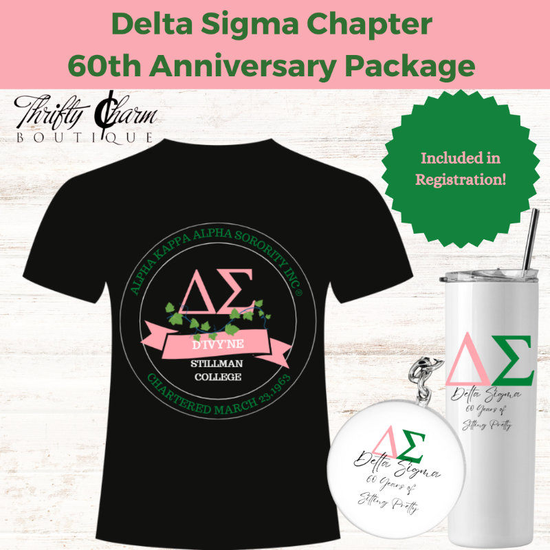 Delta Sigma 60th Anniversary Registration Pkg