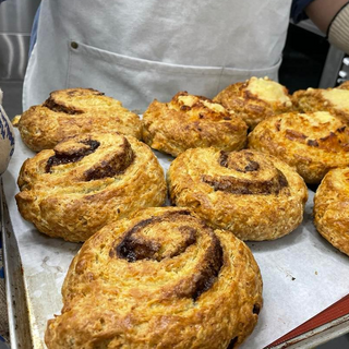 Cinnamon brown sugar scone
