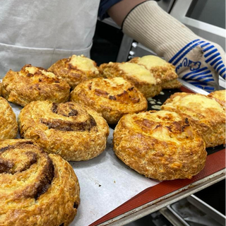 Ham n cheese scone