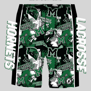 Boys & Mens Shorts-MANSFIELD LACROSSE DESIGN