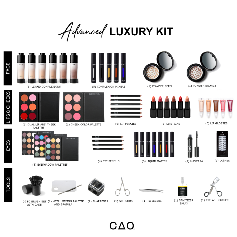 Advanced Luxury Makeup Kit with Education