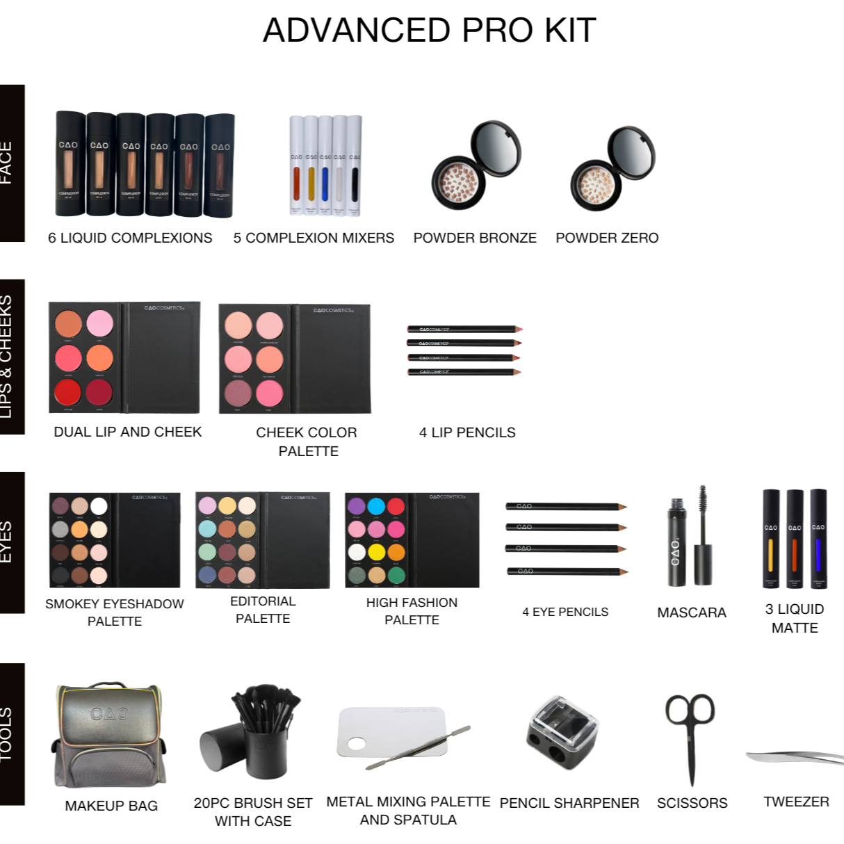 Advanced Pro Makeup Kit