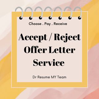 Accept/Reject Offer Letter Service