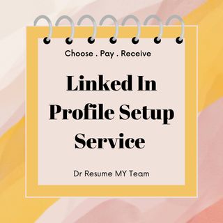 Linked In Profile Setup Service (BEST SELLER)