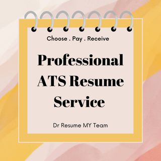 Professional ATS Resume Service (BEST SELLER)