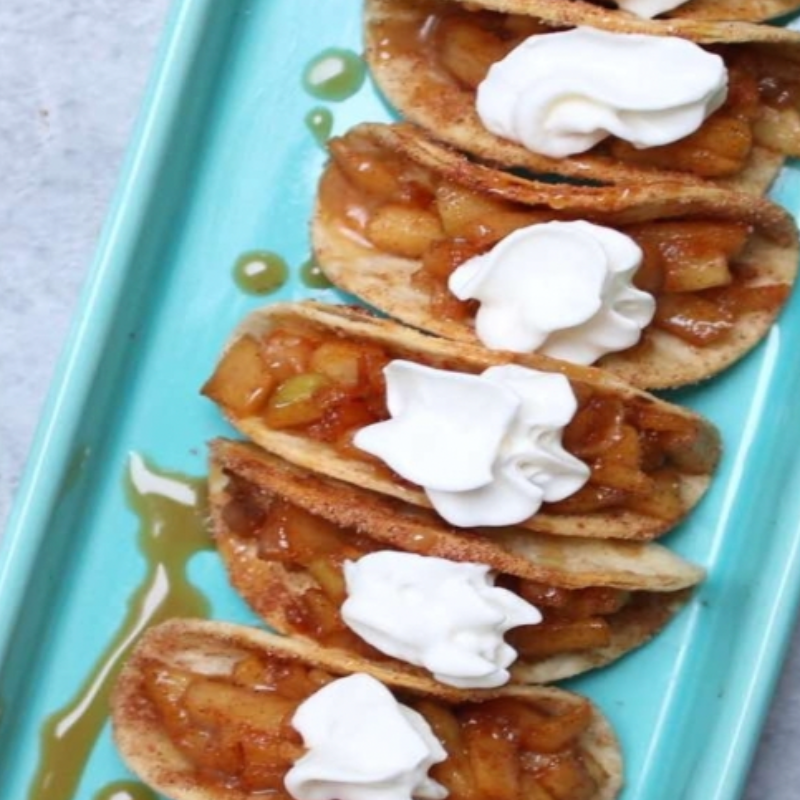Apple Pie Tacos