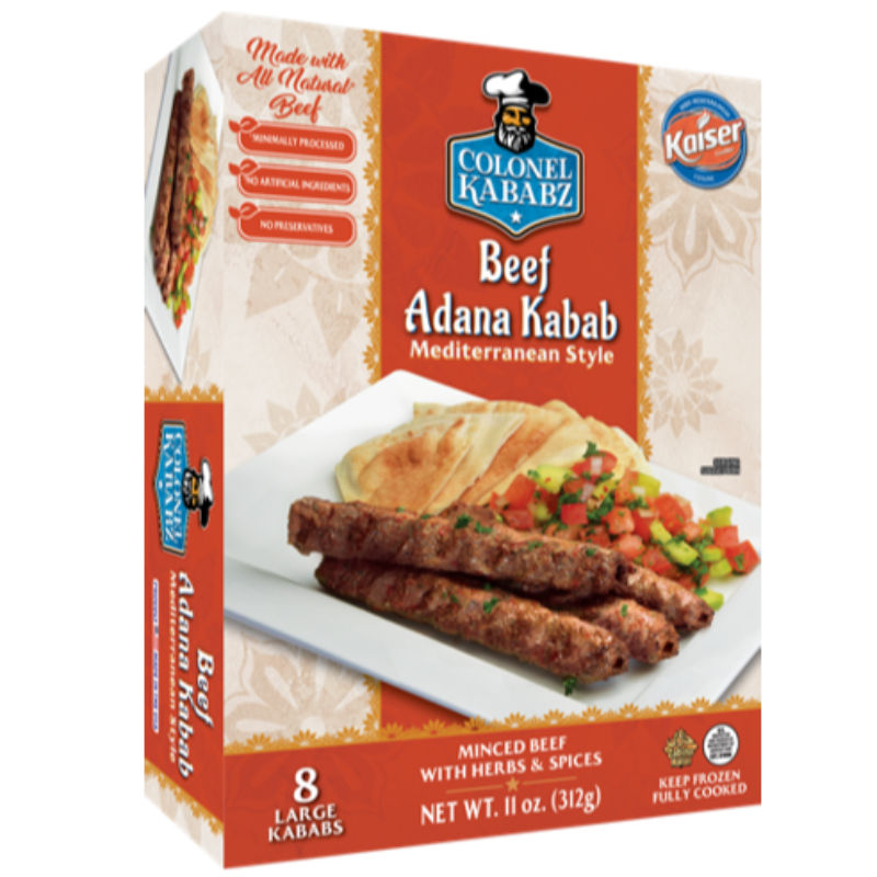 COLONEL Beef-Adana-Kabab-Mediterranean-Style 12 carton case x 312G  Main Image