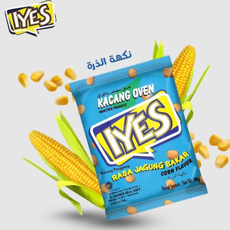 IYES Peanuts Corn flavored 6 pac x 20 pcs  Main Image