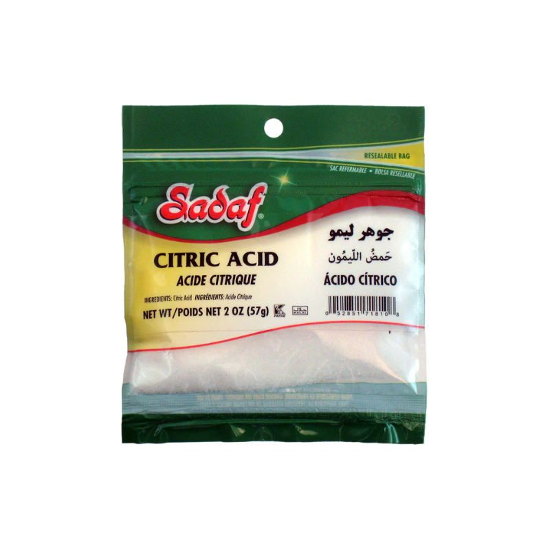 Sadaf Citric Acid | Granulated - 2 oz x 12
