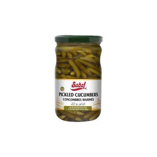 Sadaf Pickled Cucumbers small with Tarragon 670g x 12 pcs