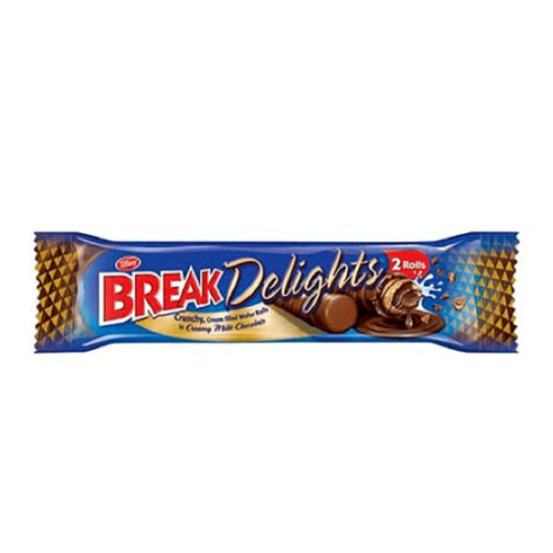 Break Delight chocolate 2 Rolls  Pack 24 pieces x 12 ctn
