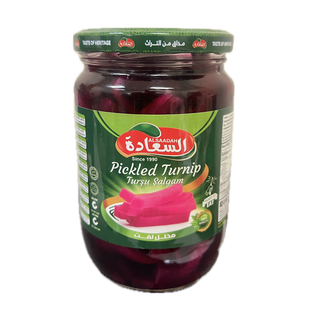 Al Saadah Turnip Pickles 660 x 12 Glass Jar