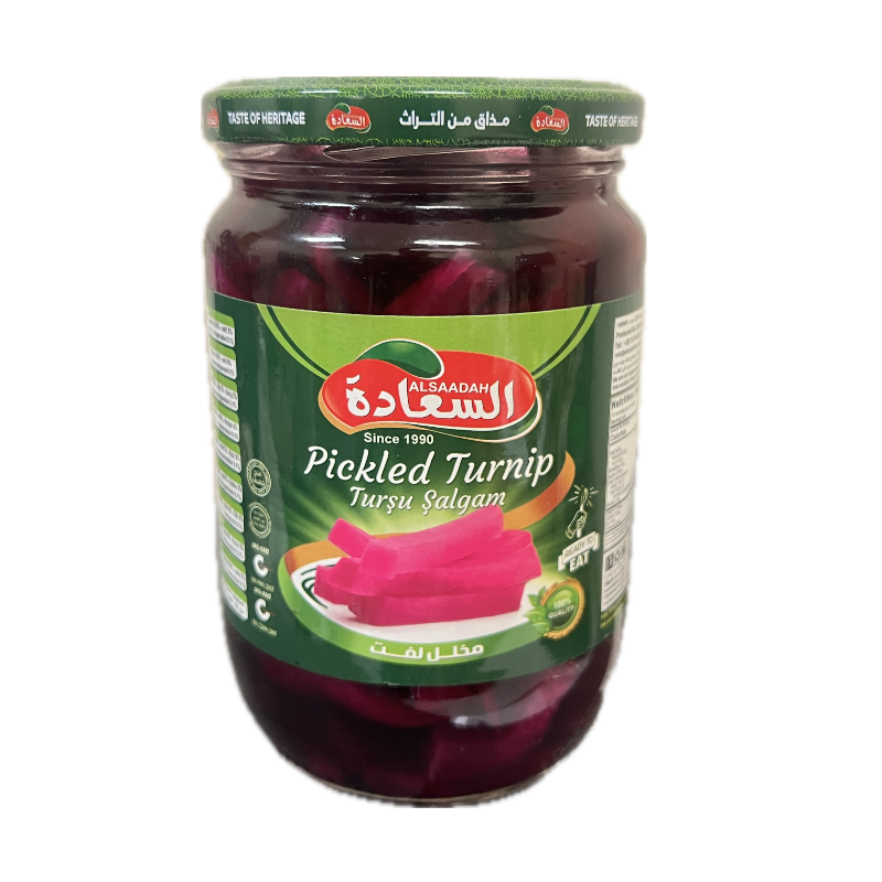 Al Saadah Turnip Pickles 660 x 12 Glass Jar
