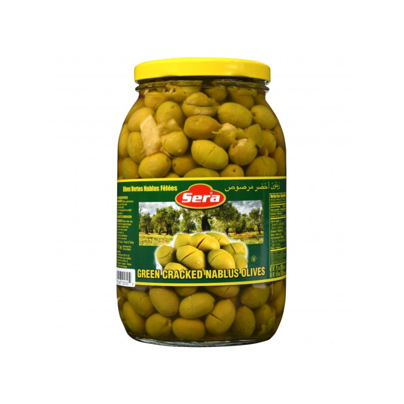 Sera Green Cracked Nablus Olives 2 Kg x 6 Main Image