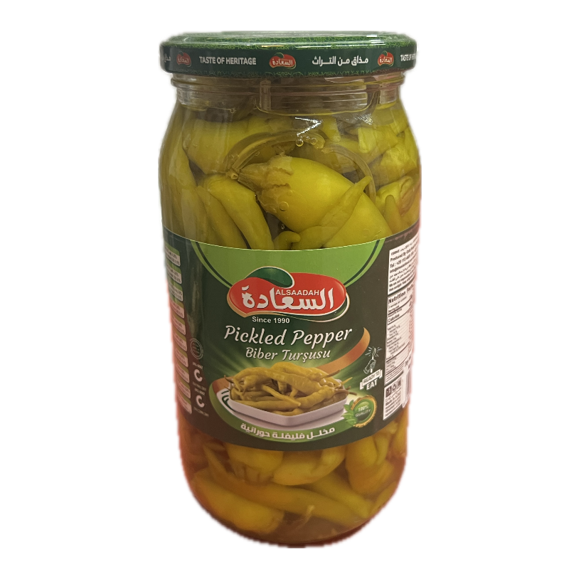 Al Saadah Pepper Horany Pickles   1kg x 12 Glass Jar  Main Image