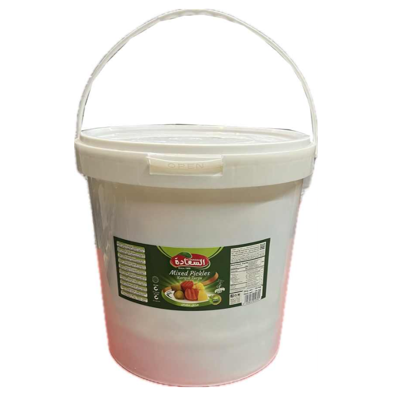 Al Saadah Mixed Pickles  16kg in Plastic Pail  Main Image