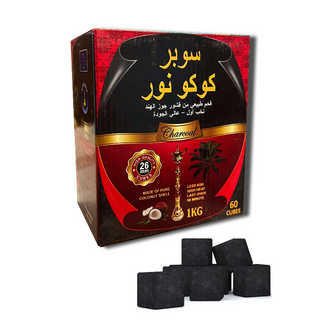 COCO Nour Natural Premum Coconut Charcoal 1KG x 10