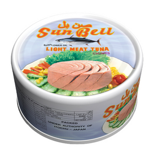 Sun bell Light meat tuna chunk in Vegetable oil 170g x 48 