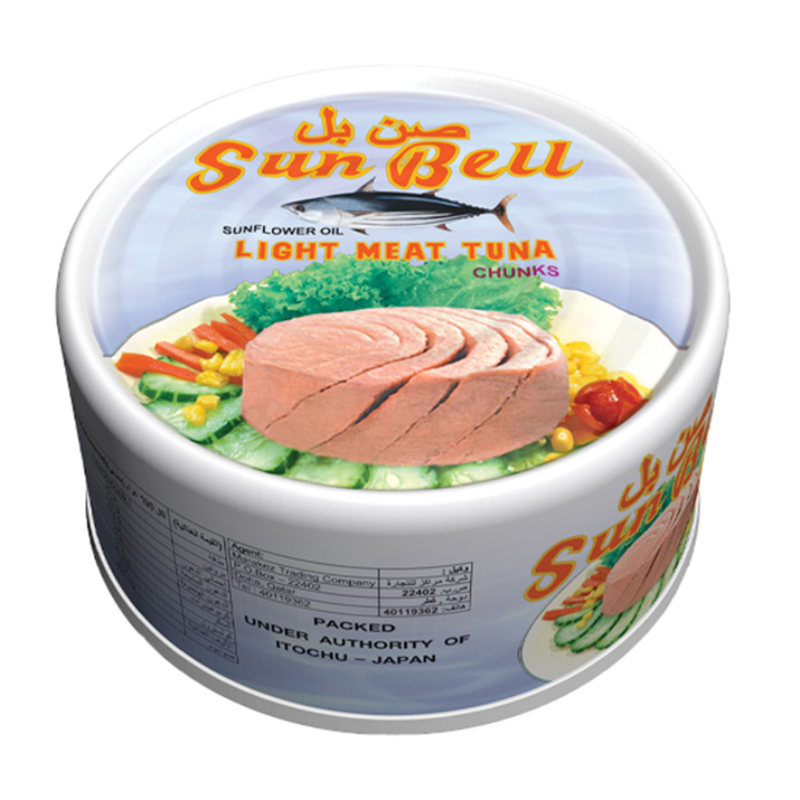 Sun bell Light meat tuna chunk in Vegetable oil 170g x 48  Main Image