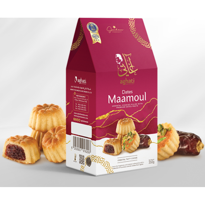 Aghati Maamoul Fancy (Dates)  350g x 12 ctn Main Image