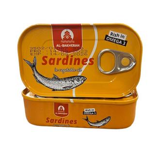 Albakherah Sardine In Oil Mild 50 ceo x 125g 