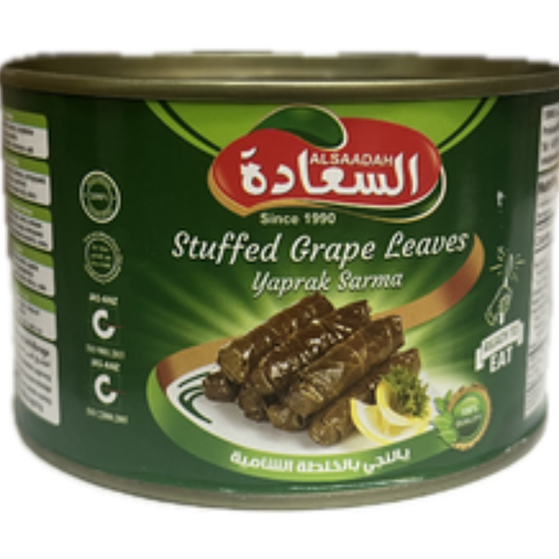 Al Saadah Stuffed Grape Leaves Shami recipe 2800g x 6 Cans  Main Image